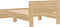 vidaXL - Bedframe - met - hoofdbord - zonder - matras - sonoma - eiken - 100x200 - cm