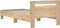 vidaXL - Bedframe - met - hoofdbord - zonder - matras - sonoma - eiken - 75x190 - cm