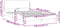 vidaXL - Bedframe - met - hoofdeind - kunstleer - zwart - 140x190 - cm