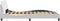 vidaXL - Bedframe - met - hoofdeind - kunstleer - zwart - 140x190 - cm