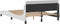 vidaXL - Bedframe - met - hoofdeind - kunstleer - zwart - 140x190 - cm