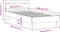 vidaXL - Bedframe - met - hoofdeinde - bewerkt - hout - gerookt - eiken - 90x190 - cm