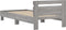 vidaXL - Bedframe - met - hoofdeinde - bewerkt - hout - grijs - sonoma - 90x200 - cm