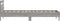 vidaXL - Bedframe - met - hoofdeinde - bewerkt - hout - grijs - sonoma - 100x200 - cm