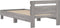 vidaXL - Bedframe - met - hoofdeinde - bewerkt - hout - grijs - sonoma - 90x190 - cm