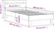 vidaXL - Bedframe - met - hoofdeinde - bewerkt - hout - sonoma - eiken - 100x200 - cm