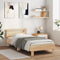 vidaXL - Bedframe - met - hoofdeinde - bewerkt - hout - sonoma - eiken - 100x200 - cm