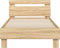 vidaXL - Bedframe - met - hoofdeinde - bewerkt - hout - sonoma - eiken - 100x200 - cm