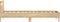 vidaXL - Bedframe - met - hoofdeinde - bewerkt - hout - sonoma - eiken - 100x200 - cm