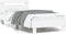 vidaXL - Bedframe - met - hoofdeinde - bewerkt - hout - wit - 90x190 - cm