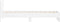 vidaXL - Bedframe - met - hoofdeinde - bewerkt - hout - wit - 90x190 - cm
