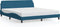 vidaXL - Bedframe - met - hoofdeinde - fluweel - blauw - 180x200 - cm