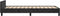 vidaXL - Bedframe - met - hoofdeinde - fluweel - zwart - 90x200 - cm