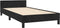 vidaXL - Bedframe - met - hoofdeinde - fluweel - zwart - 90x200 - cm