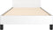 vidaXL - Bedframe - met - hoofdeinde - zonder - matras - 100x200 - cm - wit