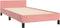 vidaXL - Bedframe - met - hoofdeinde - zonder - matras - 100x200 - cm - fluweel - roze