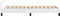 vidaXL - Bedframe - met - hoofdeinde - zonder - matras - 100x200 - cm - wit