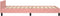 vidaXL - Bedframe - met - hoofdeinde - zonder - matras - 100x200 - cm - fluweel - roze