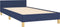 vidaXL - Bedframe - met - hoofdeinde - zonder - matras - 100x200 - cm - stof - blauw
