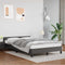 vidaXL - Bedframe - met - hoofdeinde - zonder - matras - 120x200 - cm - grijs