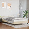 vidaXL - Bedframe - met - hoofdeinde - zonder - matras - 120x200 - cm - crèmekleurig
