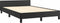 vidaXL - Bedframe - met - hoofdeinde - zonder - matras - 120x200 - cm - zwart