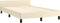 vidaXL - Bedframe - met - hoofdeinde - zonder - matras - 120x200 - cm - crèmekleurig