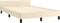 vidaXL - Bedframe - met - hoofdeinde - zonder - matras - 120x200 - cm - crèmekleurig