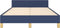 vidaXL - Bedframe - met - hoofdeinde - zonder - matras - 120x200 - cm - stof - blauw