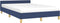 vidaXL - Bedframe - met - hoofdeinde - zonder - matras - 120x200 - cm - stof - blauw