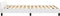 vidaXL - Bedframe - met - hoofdeinde - zonder - matras - 120x200 - cm - wit