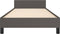 vidaXL - Bedframe - met - hoofdeinde - zonder - matras - 140x190 - cm - zwart