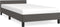 vidaXL - Bedframe - met - hoofdeinde - zonder - matras - 140x190 - cm - zwart