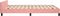 vidaXL - Bedframe - met - hoofdeinde - zonder - matras - 140x190 - cm - fluweel - roze