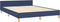 vidaXL - Bedframe - met - hoofdeinde - zonder - matras - 140x190 - cm - stof - blauw