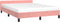 vidaXL - Bedframe - met - hoofdeinde - zonder - matras - 140x190 - cm - fluweel - roze