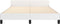 vidaXL - Bedframe - met - hoofdeinde - zonder - matras - 140x190 - cm - wit