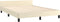 vidaXL - Bedframe - met - hoofdeinde - zonder - matras - 140x190 - cm - crèmekleurig