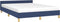 vidaXL - Bedframe - met - hoofdeinde - zonder - matras - 140x200 - cm - stof - blauw
