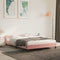 vidaXL - Bedframe - met - hoofdeinde - zonder - matras - 140x200 - cm - fluweel - roze