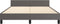 vidaXL - Bedframe - met - hoofdeinde - zonder - matras - 140x200 - cm - grijs