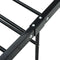 vidaXL - Bedframe - met - hoofdeinde - zonder - matras - 140x200 - cm - metaal - zwart