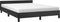 vidaXL - Bedframe - met - hoofdeinde - zonder - matras - 140x200 - cm - zwart