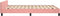 vidaXL - Bedframe - met - hoofdeinde - zonder - matras - 140x200 - cm - fluweel - roze