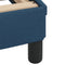 vidaXL - Bedframe - met - hoofdeinde - zonder - matras - 140x200 - cm - stof - blauw