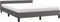 vidaXL - Bedframe - met - hoofdeinde - zonder - matras - 140x200 - cm - grijs