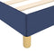 vidaXL - Bedframe - met - hoofdeinde - zonder - matras - 140x200 - cm - stof - blauw