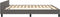 vidaXL - Bedframe - met - hoofdeinde - zonder - matras - 160x200 - cm - grijs