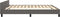 vidaXL - Bedframe - met - hoofdeinde - zonder - matras - 160x200 - cm - grijs