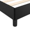 vidaXL - Bedframe - met - hoofdeinde - zonder - matras - 160x200 - cm - zwart